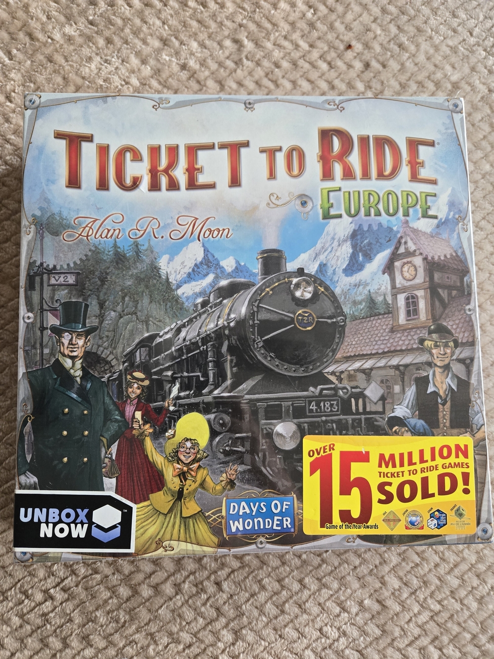 Ticket to Ride Europe Board Game | New Sealed | Days of Wonder | Complete